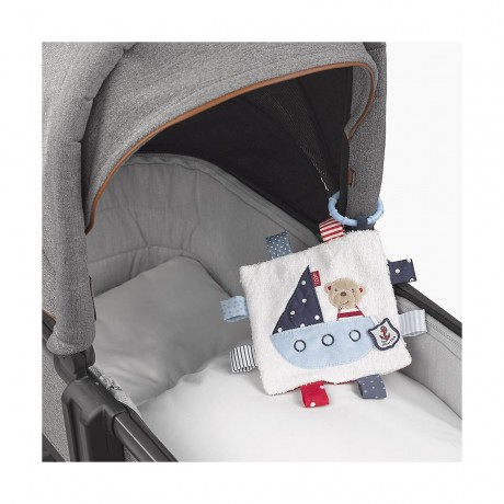 Fehn Knistertuch Teddy mit Ring Тедди из мятой ткани с кольцом