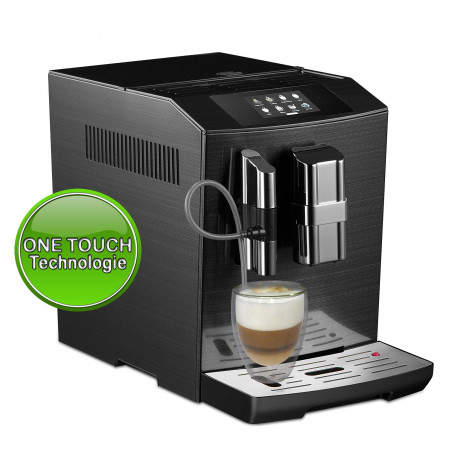 Acopino Acopino Kaffeevollautomat Modena ONE Touch Kaffeevollautomat schwarz, Intuitiv zu bedienen und leicht zu reinigen  Полностью автоматическая кофемашина Acopino Modena ONE Touch, полностью автоматическая кофемашина черного цвета, интуитивно понятная