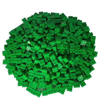 LEGO LEGO 2x2 Steine Grun - 1000 Stuck - Green bricks 3003 LEGO 2x2 Bricks Green - 1000 штук - Зеленые кирпичи 3003