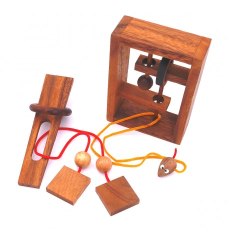 ROMBOL Seilpuzzle-Set mit unterschiedlichen Веревочный пазл с разными