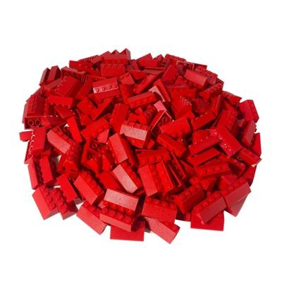 LEGO LEGO 2x4 Dachsteine Rot - 50 Stueck - Red 3037 NEU Черепица LEGO 2x4 красная — 50 шт. — Красный 3037 НОВИНКА