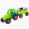 goki Traktor mit Kuh Anhanger Трактор с прицепом для коров