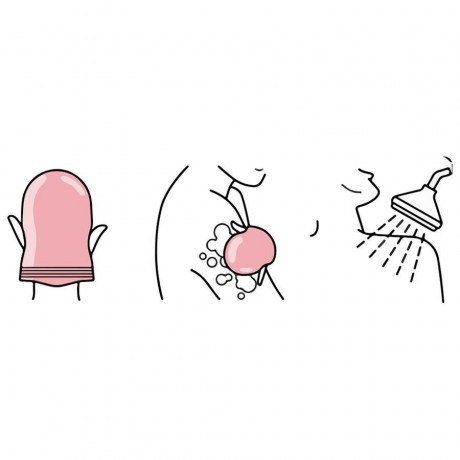 Takabath Bubble Body Wash Pad Box Коробка с подушечками для мытья тела Bubble