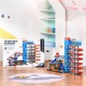 HOMCOM Kinder Parkhaus mit Rennbahn und Zubehor Детская автостоянка с ипподромом и аксессуарами