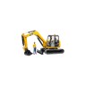 Bruder BRUDER 2466 Cat Minibagger mit  Bauarbeiter 1:16 Мини-экскаватор BRUDER 2466 Cat со строителем 1:16