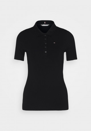 Tommy Hilfiger SLIM 5X2  Polo shirt black SLIM 5X2 Рубашка поло черный