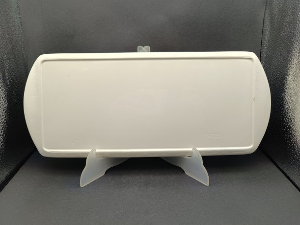 Поднос винтажный Grundstadter Keramik, керамика, прямоуг.форма, 37.5 х 16 см, Германия, 1970-80гг.