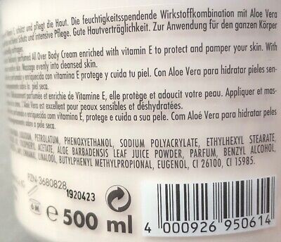 Village Vitamin E Body Cream, Вилладж Крем для тела увлажняющий с Алое Вера и витамином Е, 500 мл