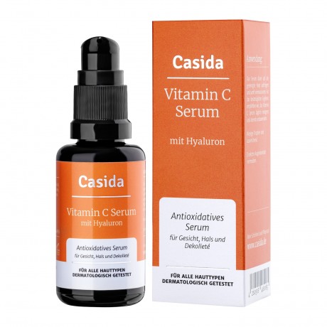 Casida VITAMIN C SERUM+Hyaluron  СЫВОРОТКА С ВИТАМИНОМ С+Гиалурон