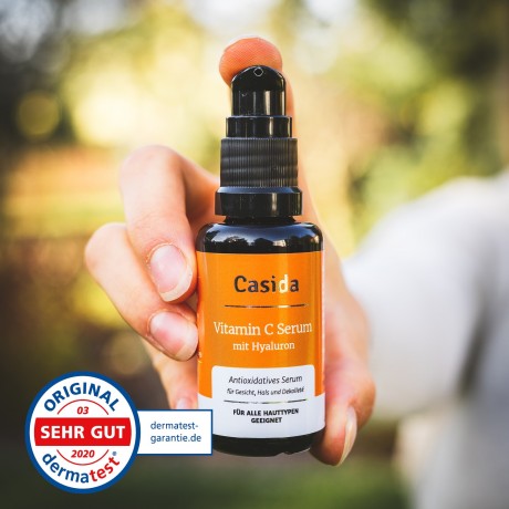 Casida VITAMIN C SERUM+Hyaluron  СЫВОРОТКА С ВИТАМИНОМ С+Гиалурон