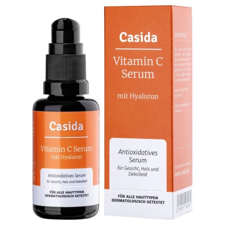 Casida VITAMIN C SERUM+Hyaluron  СЫВОРОТКА С ВИТАМИНОМ С+Гиалурон