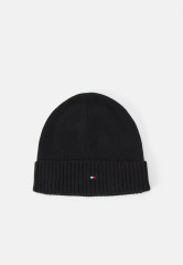 Tommy Hilfiger ESSENTIAL SCARF AND BEANIE SET UNISEX Beanie black ESSENTIAL КОМПЛЕКТ ШАРФ И ШАПКА УНИСЕКС Шапочка черный