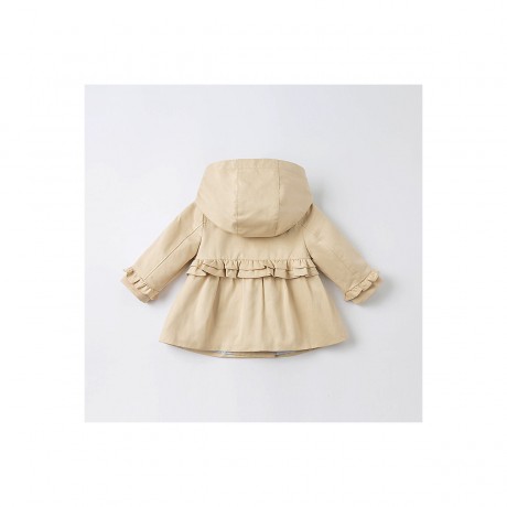 Dave Bella Eleganter Trenchcoat mit Kapuze fur Madchen Элегантный тренч с капюшоном для девочки