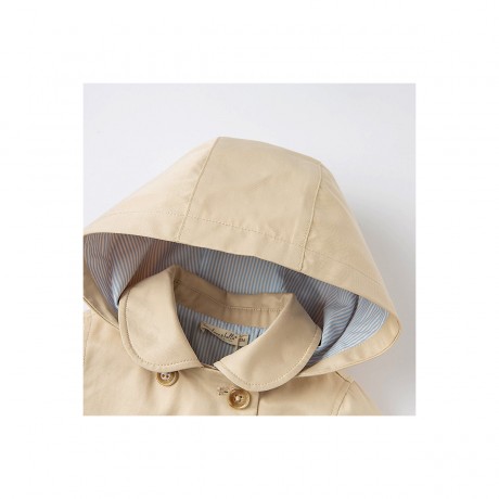 Dave Bella Eleganter Trenchcoat mit Kapuze fur Madchen Элегантный тренч с капюшоном для девочки