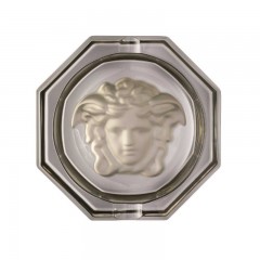 Rosenthal meets Versace Rosenthal Versace Medusa Lumiere Haze Ascher Glas grau d: 16 cm Пепельница Rosenthal Versace Medusa Lumiere Haze стекло серое d: 16 см