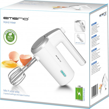 Emerio Handmixer HM-126681 Akku, 80 W  Ручной миксер Emerio HM-126681 на аккумуляторе, 80 Вт