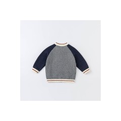 Dave  Bella Navy Baumwoll-Jacke fur Jungen Хлопковая куртка темно-синего цвета для мальчиков