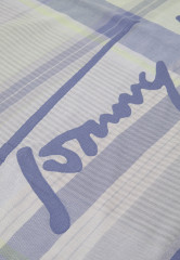 Tommy Hilfiger ICONIC POP FILE COUPE Foulard blue madras ICONIC POP FILE COUPE платок синий мадрас