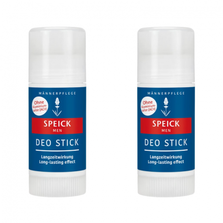 Speick Men Deostick Набор 2 st х 40 ml Дезодорант мужской, натуральный стик без алюминия, защита от запаха