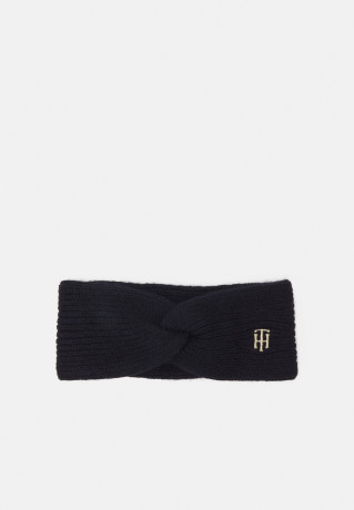 Tommy Hilfiger TIMELESS HEADBAND Ear warmers space blue ПОВЯЗКА TIMELESS Грелки для ушей космический синий