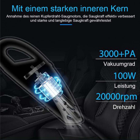 MOUTEN MOUTEN Akku-Handstaubsauger Multifunktionaler kabelloser Auto-Nass- und Trockensauger, Geeignet fur Autos, Wohnungen und Buros Беспроводной ручной пылесос MOUTEN, многофункциональный беспроводной автомобильный пылесос для влажной и сухой уборки, п