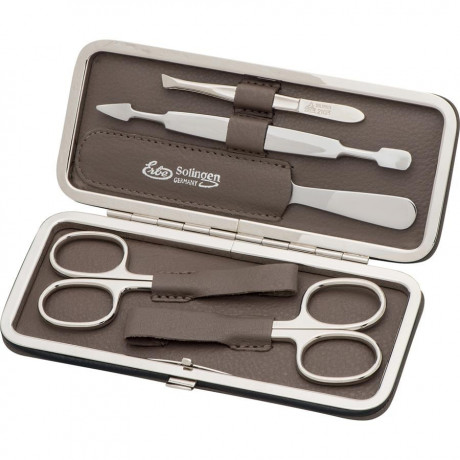 ERBE Bugel-Etui, 5-teilig, Taupe  Футляр для стекляруса, 5 предметов, серо-коричневый