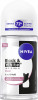 NIVEA Black &amp; White Invisible Clear Anti-Transpirant Roll-On, 50 ml, Нивеа Антиперспирант ролик, невидимый, защита одежды от пятен, 72ч защита от пота, 50 мл