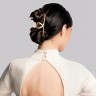 The Hair Edit Gold French Twist Claw Clip  Золотая клипса French Twist Claw