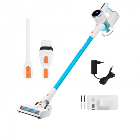 Genius Genius Akku-Hand-und Stielstaubsauger INVICTUS X7 FACELIFT Akkusauger Set 12-tlg. Memory Funktion, 380,00 W, beutellos HEPA Filter, bis zu 60 Min Laufzeit Ultra leicht LED Licht Elektroburste  Беспроводной ручной пылесос Genius INVICTUS X7 FACELIFT