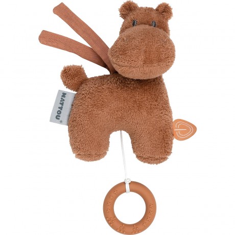 Nattou SUSIE BONNIE Mini-Spieluhr Susie Nilpferd Rost SUSIE BONNIE Мини-музыкальная шкатулка Susie Hippo Rust