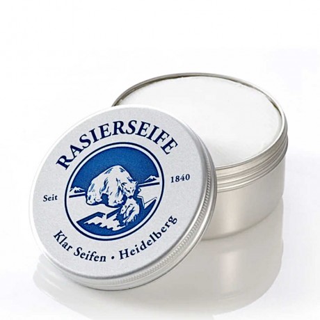 Klar Seifen Rasierseife Mandel 110g Мыло для бритья Миндальное 110г