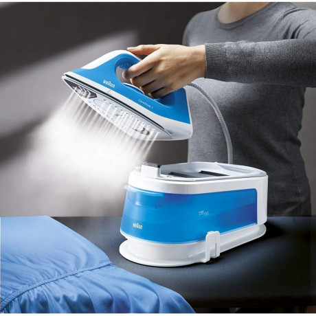 Braun Braun Dampfbugelstation IS 1012 BL CareStyle 1 Dampfbugelstation blau/weiss Паровая гладильная станция Braun IS 1012 BL CareStyle 1 паровая гладильная станция синий/белый