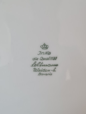 Набор глубоких тарелок винтаж Seltmann Weiden Bavaria, белый фарфор с позолоченным краем, 3 штуки х 23 x 7 см , 20,5 x 6,5 см, 19 x 5,5 см, Германия, 1960-70гг.