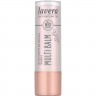 LAVERA Multi Balm Pink 02, 4,9 g, Лавера Многофункциональный бальзам для губ, щёк и сияющих акцентов, оттенок Pink 02, био-морковь и витамин E, 4,9 г