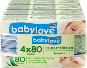 babylove Влажные салфетки, 320 шт