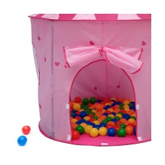 LittleTom Spielzelt Rosa Ballebad Zelt Shanti Палатка Play Tent Розовая палатка Ballebad Shanti