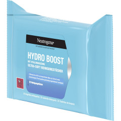Neutrogena Hydro Boost Ultra-Soft Reinigungstuecher, 25 Stueck, Neutrogena Hydro Boost Ультрамягкие очищающие салфетки с гиалуроновой кислотой, 25 шт.