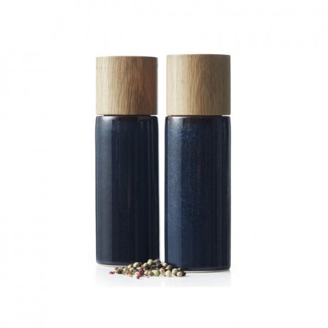 Bitz Bitz Gastro dark blue Salzmuhle & Pfeffermuhle Set 2-tlg. d: 5 cm / h: 16,7 cm Набор мельниц для соли и перца Bitz Gastro темно-синий 2 шт. д: 5 см / ч: 16,7 см
