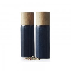Bitz Bitz Gastro dark blue Salzmuhle &amp; Pfeffermuhle Set 2-tlg. d: 5 cm / h: 16,7 cm Набор мельниц для соли и перца Bitz Gastro темно-синий 2 шт. д: 5 см / ч: 16,7 см
