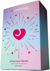 Lovehoney x Womanizer Adventskalender, взрослый адвент-календарь с интимными товарами и аксессуарами, 24 подарка