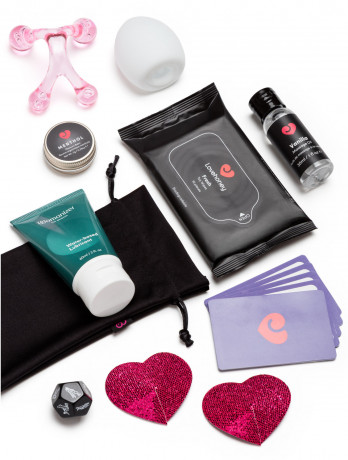 Lovehoney x Womanizer Adventskalender, взрослый адвент-календарь с интимными товарами и аксессуарами, 24 подарка
