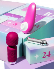 Lovehoney x Womanizer Adventskalender, взрослый адвент-календарь с интимными товарами и аксессуарами, 24 подарка