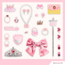 BrushArt KIDS Princess Fairy Tale Advent 2026, BrushArt KIDS Princess Fairy Tale детский адвент-календарь 2026 с украшениями и аксессуарами для волос, 24 сюрприза