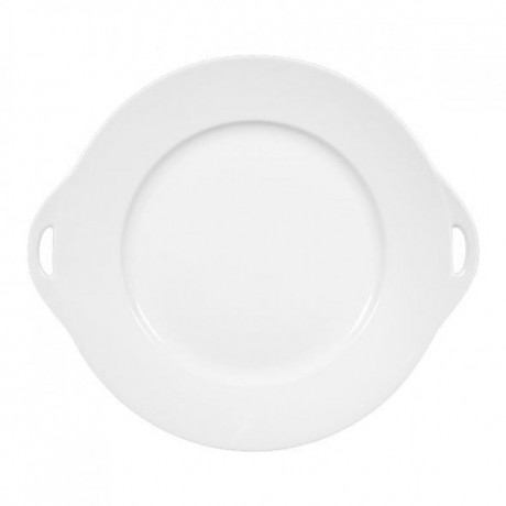 Seltmann Weiden Seltmann Weiden Rondo / Liane Weiss Kuchenplatte mit Griff 30x27 cm Seltmann Weiden Rondo / Liane Weiss Тарелка для торта с ручкой 30x27 см