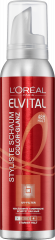 L'Oreal Paris Elvital Styliste Schaum Color-Glanz, 150 ml, Мусс сильной фиксации для окрашенных волос, объём, блеск и защита цвета с УФ-фильтром, 150 мл
