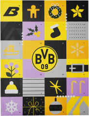 BVB Adventskalender 2026 Socken, Адвент-календарь 2026 BVB с носками Borussia Dortmund, 12 пар, размер 39–44