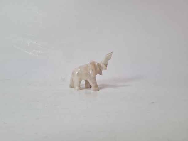 Коллекционная фигурка "Слон", камень, 6см, Германия, 1950-60гг.