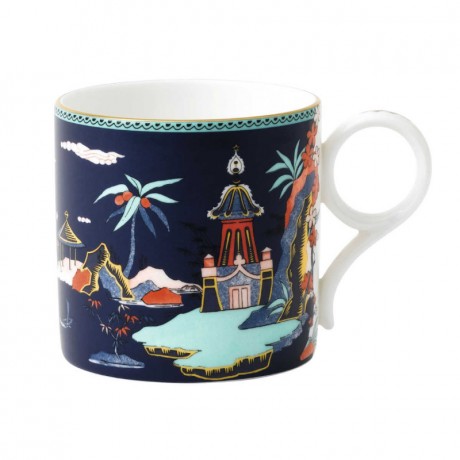 Wedgwood Wedgwood Wonderlust Henkelbecher Blue Pagoda 0,3 L Кружка Wedgwood Wonderlust Blue Pagoda 0,3 л