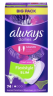 always Slipeinlage Flexistyle Slim Fresh BigPack 74 St, Прокладки Ежедневные тонкие Flexistyle с ароматом свежести 74 штуки, 5 упаковок (370 штук)