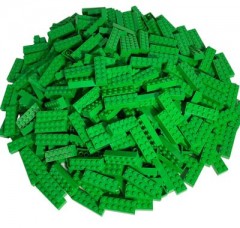 LEGO LEGO 2x6 Steine Hellgrun - 250 Stuck - Light green bricks 2456 LEGO 2x6 кирпичи светло-зеленые - 250 штук - Светло-зеленые кирпичи 2456